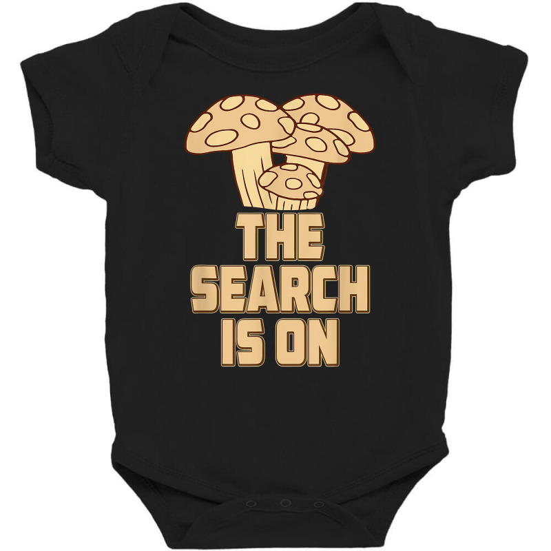 Morel Search Mushroom Hunting Mycologist Mycology Graphic T Shirt Baby Bodysuit by hyong5i4 | Artistshot