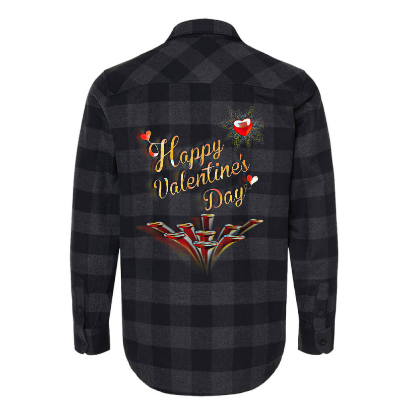 Happy Valentines Day One Flannel Shirt | Artistshot