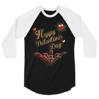 Happy Valentines Day One 3/4 Sleeve Shirt | Artistshot