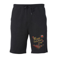 Happy Valentines Day One Fleece Short | Artistshot