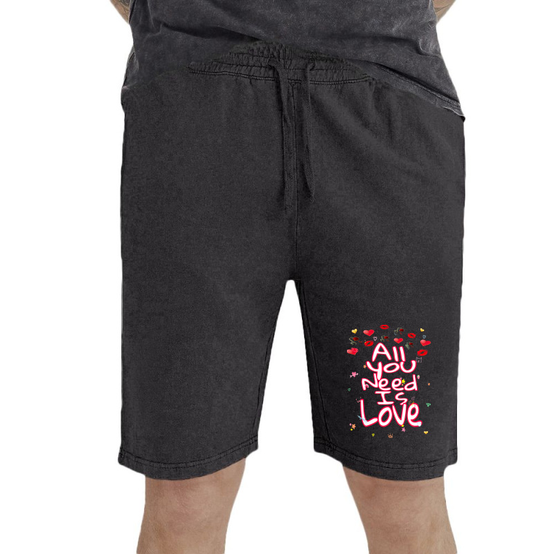 All You Need Is Love Vintage Short | Artistshot