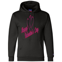 Happy Valentines Day Art Champion Hoodie | Artistshot