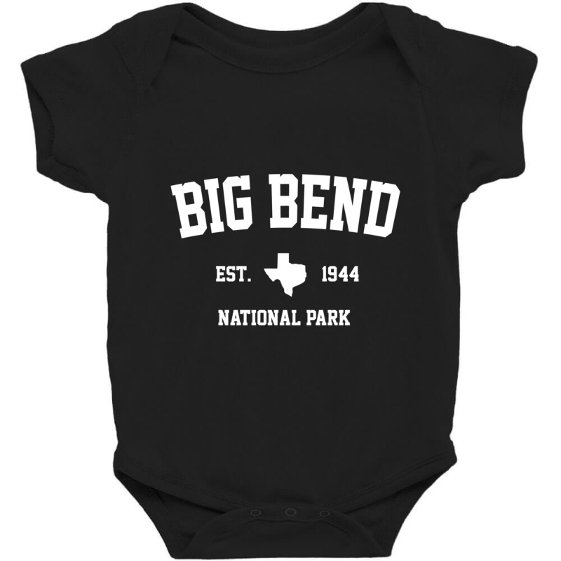 Trending Retro Big Bend National Park Hiking Texas Est 1944 Baby Bodysuit by Estrada Link | Artistshot