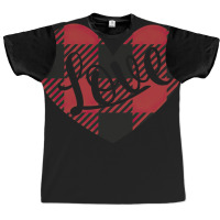 Love Valentine, Heart Graphic T-shirt | Artistshot