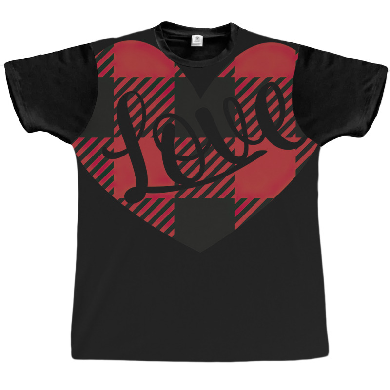 Love Valentine, Heart Graphic T-shirt | Artistshot