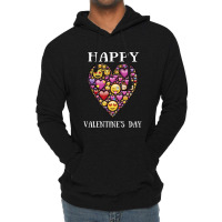 Love Emoticon   Valentine's Day Lightweight Hoodie | Artistshot