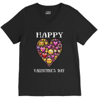 Love Emoticon   Valentine's Day V-neck Tee | Artistshot