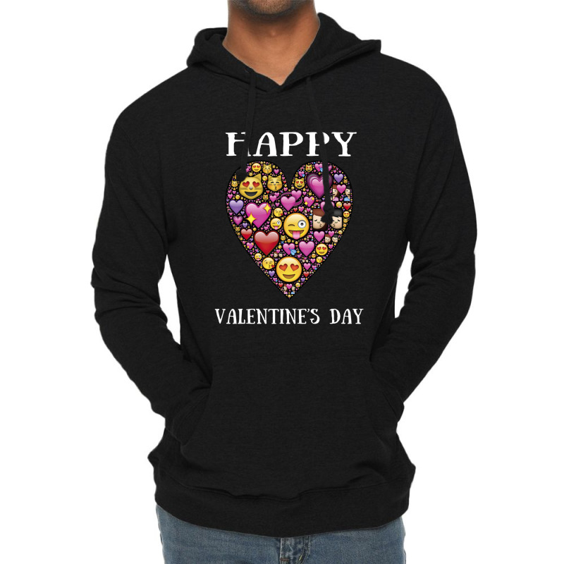 Love Emoticon   Valentine's Day Lightweight Hoodie | Artistshot