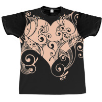 Valentine Day, Happy Valentine Day, Red Heart Graphic T-shirt | Artistshot