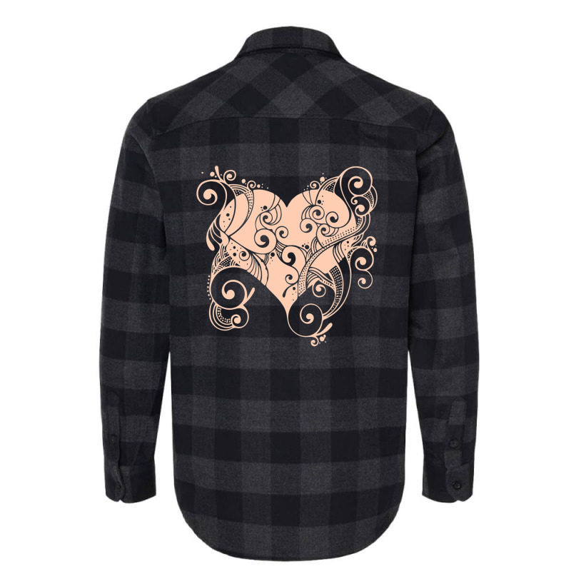 Valentine Day, Happy Valentine Day, Red Heart Flannel Shirt | Artistshot