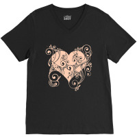 Valentine Day, Happy Valentine Day, Red Heart V-neck Tee | Artistshot