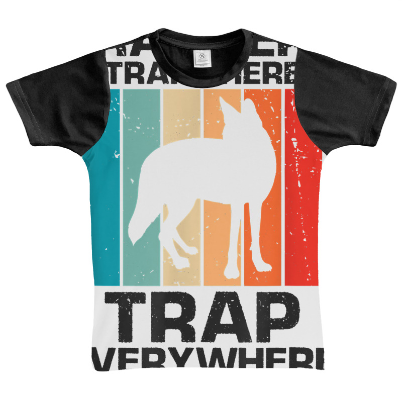 Mens Traps Here Traps There Traps Everywhere For Yote Hunting T Shirt Graphic Youth T-shirt | Artistshot