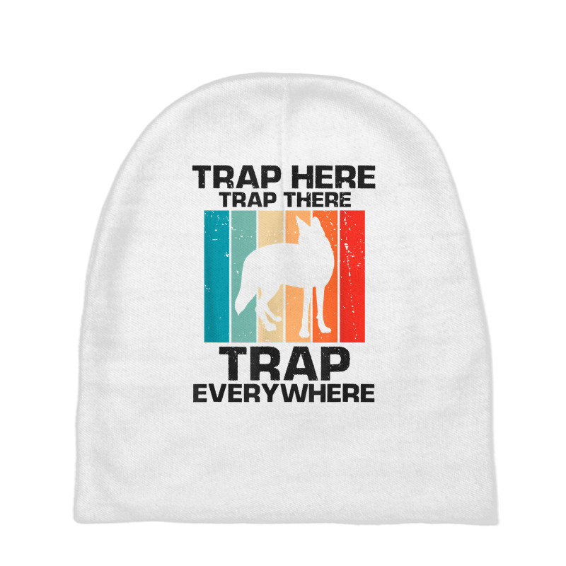 Mens Traps Here Traps There Traps Everywhere For Yote Hunting T Shirt Baby Beanies | Artistshot