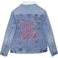 Happy Valentines Day Unisex Sherpa-lined Denim Jacket | Artistshot