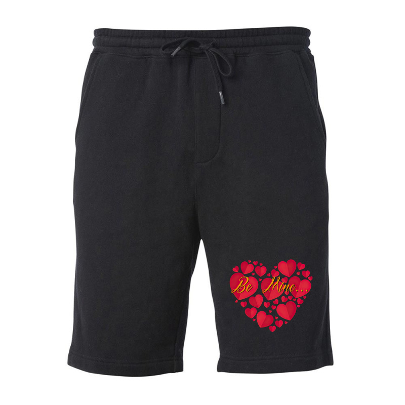 Valentine's Day Be Mine Romantic Fleece Short | Artistshot