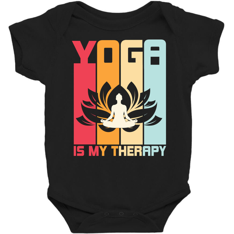 Trending Yoga Is My Therapy (2) Baby Bodysuit by Jerhogen528 | Artistshot