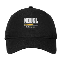 Novel In Progress Author Writer Novelist Writing Distressed T Shirt Adjustable Cap | Artistshot