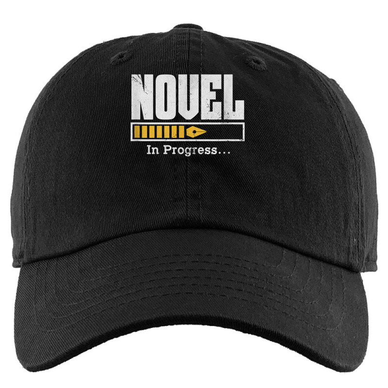 Novel In Progress Author Writer Novelist Writing Distressed T Shirt Kids Cap by hyong5i4 | Artistshot