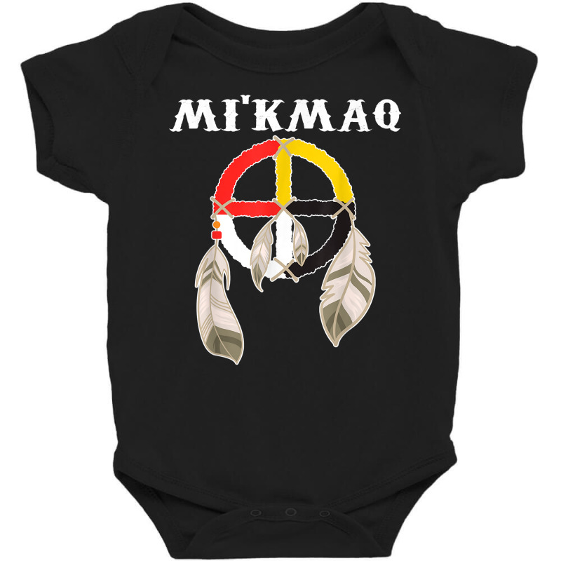 Micmac Mi'kmaq Nation Indian Tribe Culture Medicine Wheel T Shirt Baby Bodysuit by alysestick8m7 | Artistshot