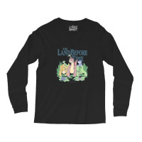 Land Before Time Pastel Dinosaur Friends T-shirt Long Sleeve Shirts | Artistshot