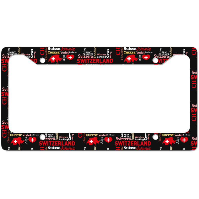 Switzerland License Plate Frame | Artistshot