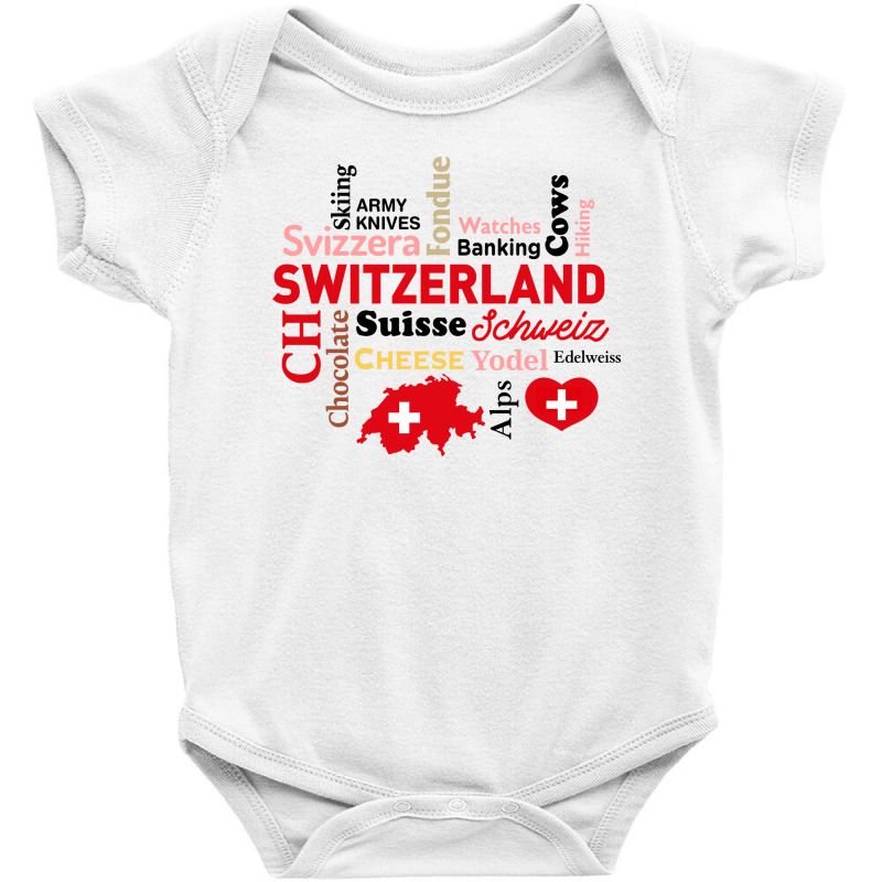 Switzerland Baby Bodysuit | Artistshot