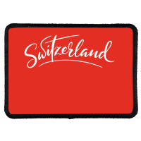 Switzerland Script Rectangle Patch | Artistshot