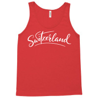 Switzerland Script Tank Top | Artistshot