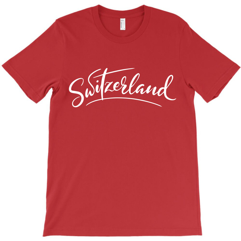 Switzerland Script T-shirt | Artistshot