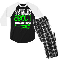 Trending Wild About Reading Back To School Fun Men's 3/4 Sleeve Pajama Set | Artistshot