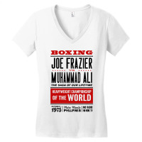 Thrilla In Manilla Women's V-neck T-shirt | Artistshot