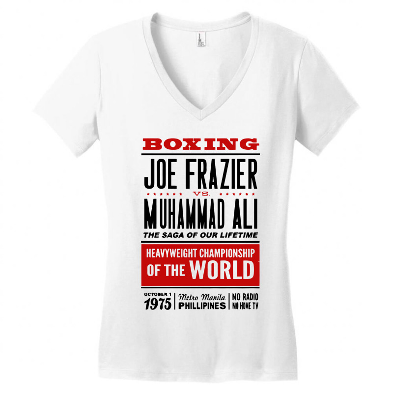 Thrilla In Manilla Women's V-neck T-shirt | Artistshot