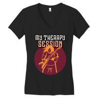 My Therapy Session Women's V-neck T-shirt | Artistshot