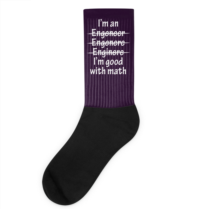 I Am Good With Math Socks | Artistshot