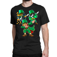 Dabbing Leprechaun Shamrock Clover St. Patrick's Day Kids  T Shir Classic T-shirt | Artistshot