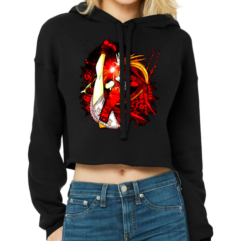 Dragon Kick Guilty Gear Guiltygear New Movie Film Strive Fighting Game Cropped Hoodie by BarbaraJones | Artistshot