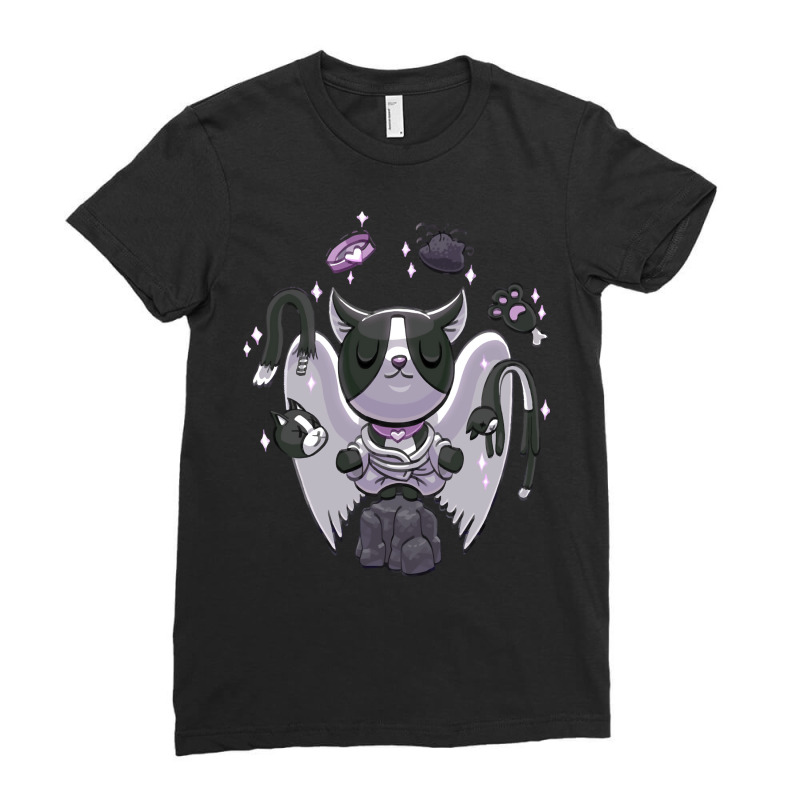 The Binding Of Isaac Guppy The Cat Ladies Fitted T-Shirt by hocinisanherq | Artistshot