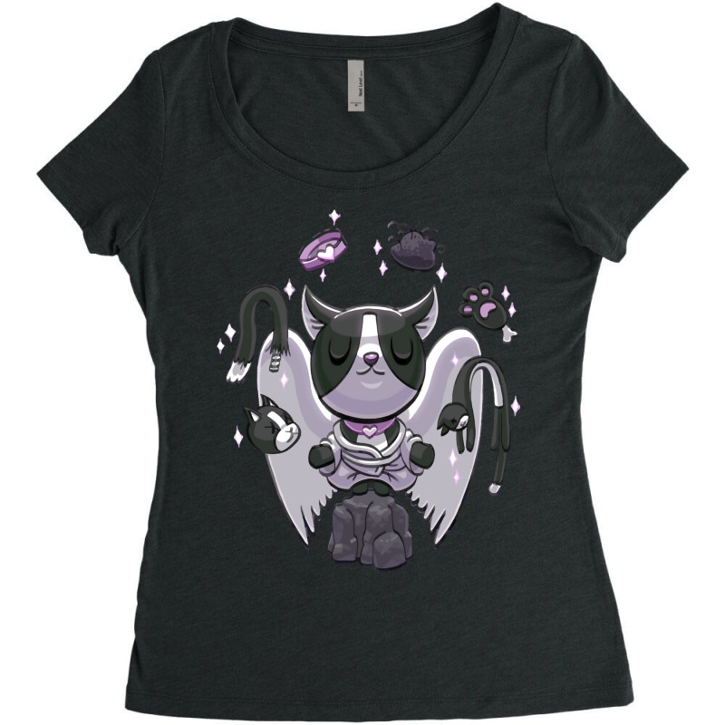 The Binding Of Isaac Guppy The Cat Women's Triblend Scoop T-shirt by hocinisanherq | Artistshot