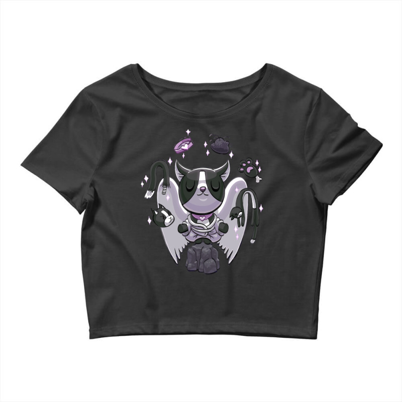 The Binding Of Isaac Guppy The Cat Crop Top by hocinisanherq | Artistshot