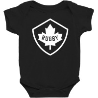 Canada Rugby Baby Bodysuit | Artistshot