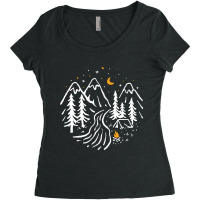 Night Camping Women's Triblend Scoop T-shirt | Artistshot