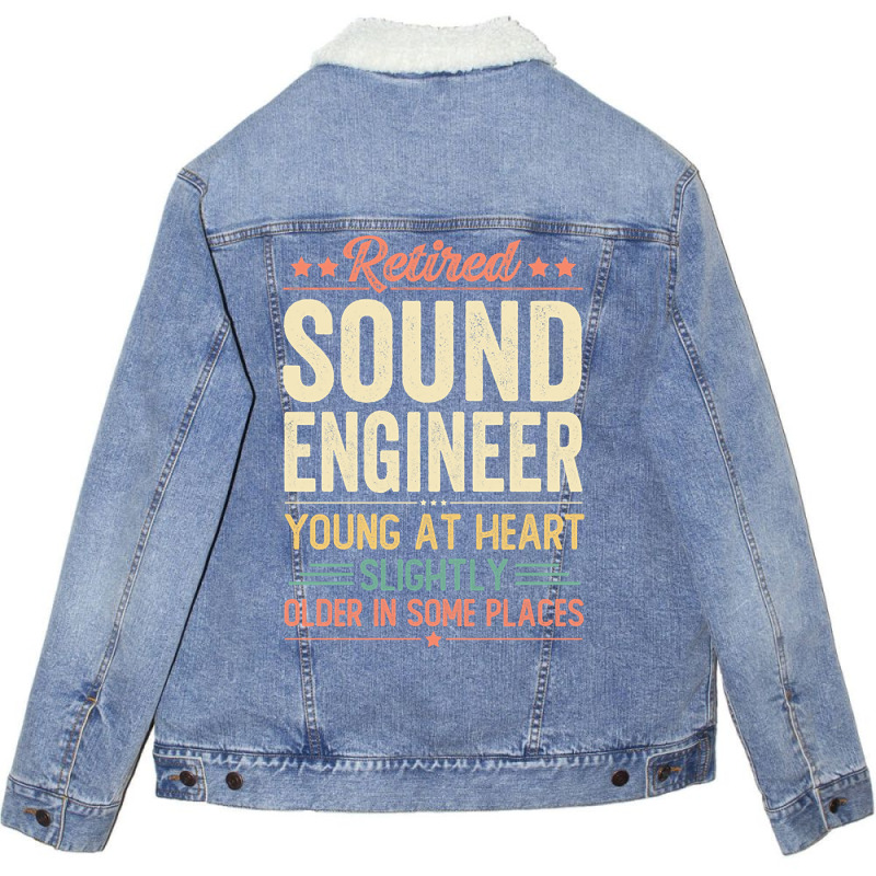 Limited Edition Retired Sound Engineer Unisex Sherpa-Lined Denim Jacket by Jankonen637 | Artistshot