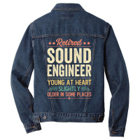 Limited Edition Retired Sound Engineer Men Denim Jacket | Artistshot