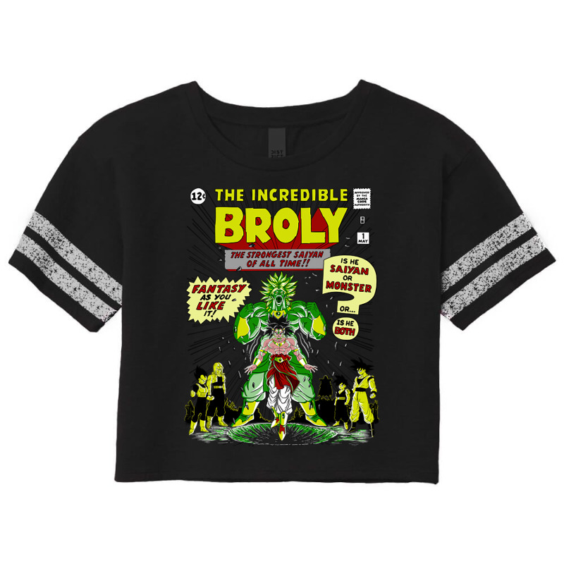 The Incredible Broly Scorecard Crop Tee by hocinisanherq | Artistshot