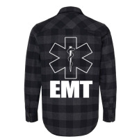 Emt Uniform Emergency Medical Technician Flannel Shirt | Artistshot