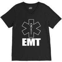 Emt Uniform Emergency Medical Technician V-neck Tee | Artistshot