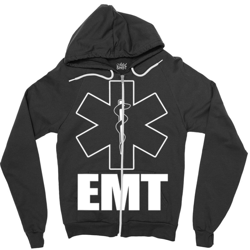 Emt Uniform Emergency Medical Technician Zipper Hoodie | Artistshot