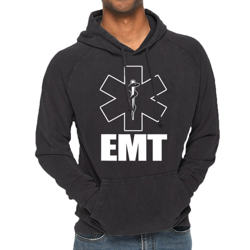 Emt Uniform Emergency Medical Technician Vintage Hoodie | Artistshot