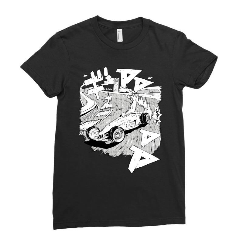 Initial D Like Trackmania Car Ladies Fitted T-Shirt by elsanakpebuh | Artistshot