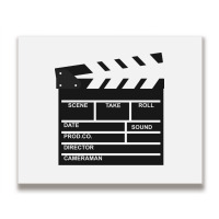 Clapper Board Metal Print Horizontal | Artistshot